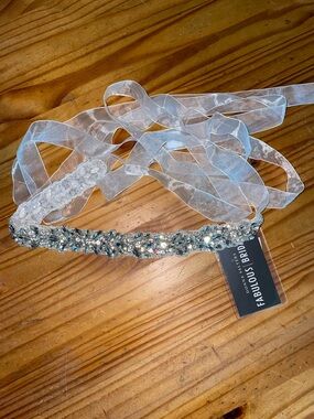 DONNA SALYERS FABULOUS BRIDAL RHINESTONE WEDDING BELT  NWT $250